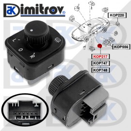 Бутон за електрически огледала Volkswagen CC EOS Golf Jetta Passat Sharan Tiguan
